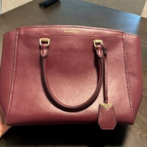 Michael Kors Burgundy Purse
